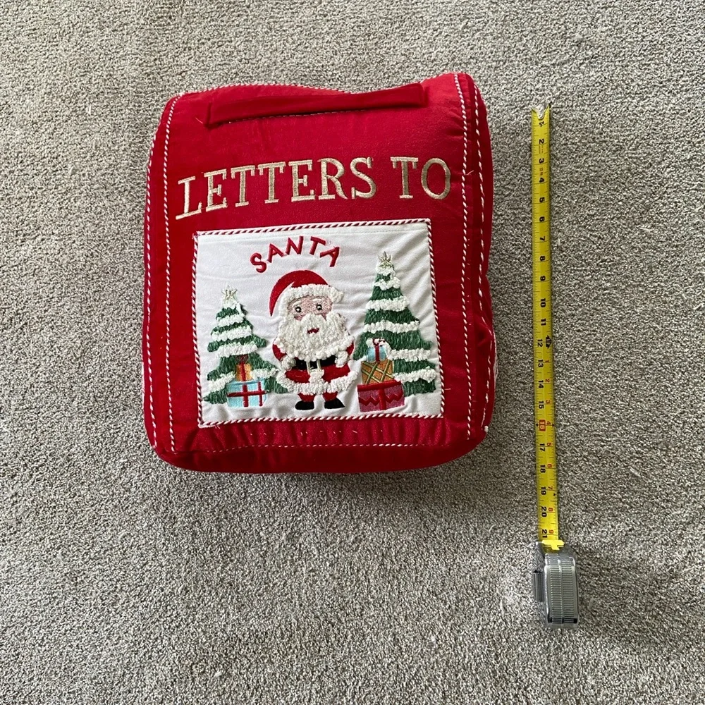 Letters to Santa Mailbox Pillow Cupcakes & Cashmere Christmas & Holiday Pillow